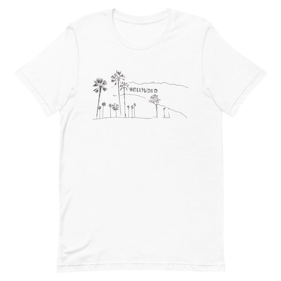 Hand Drawn Hollywood Sign - Women’s T-Shirt