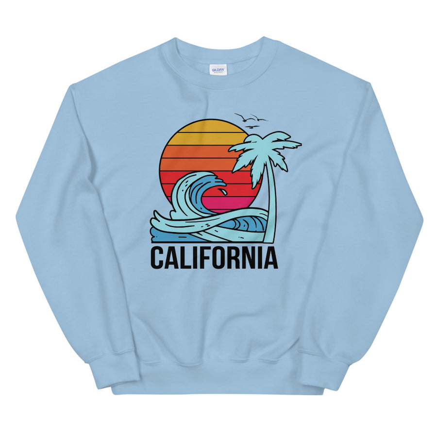 California Sunset - Women's Crewneck Sweatshirt