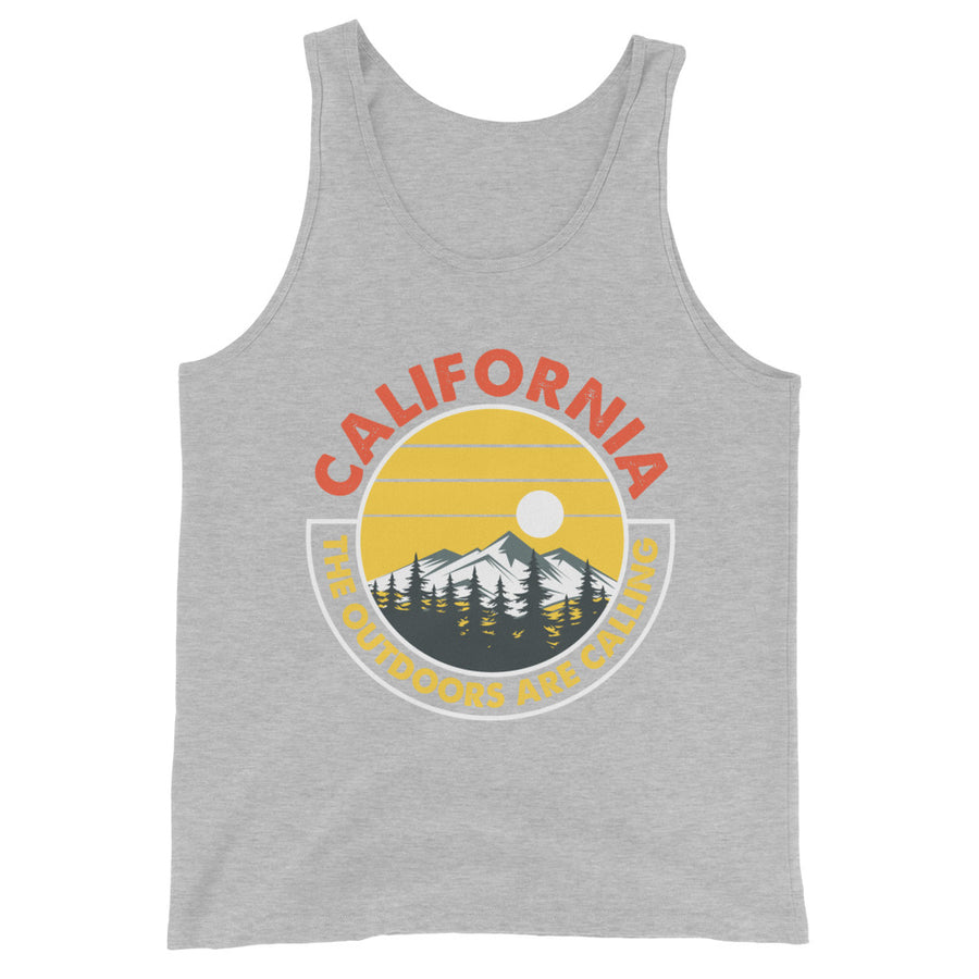 California Outdoor Mountain Sunset - Men's Tank Top