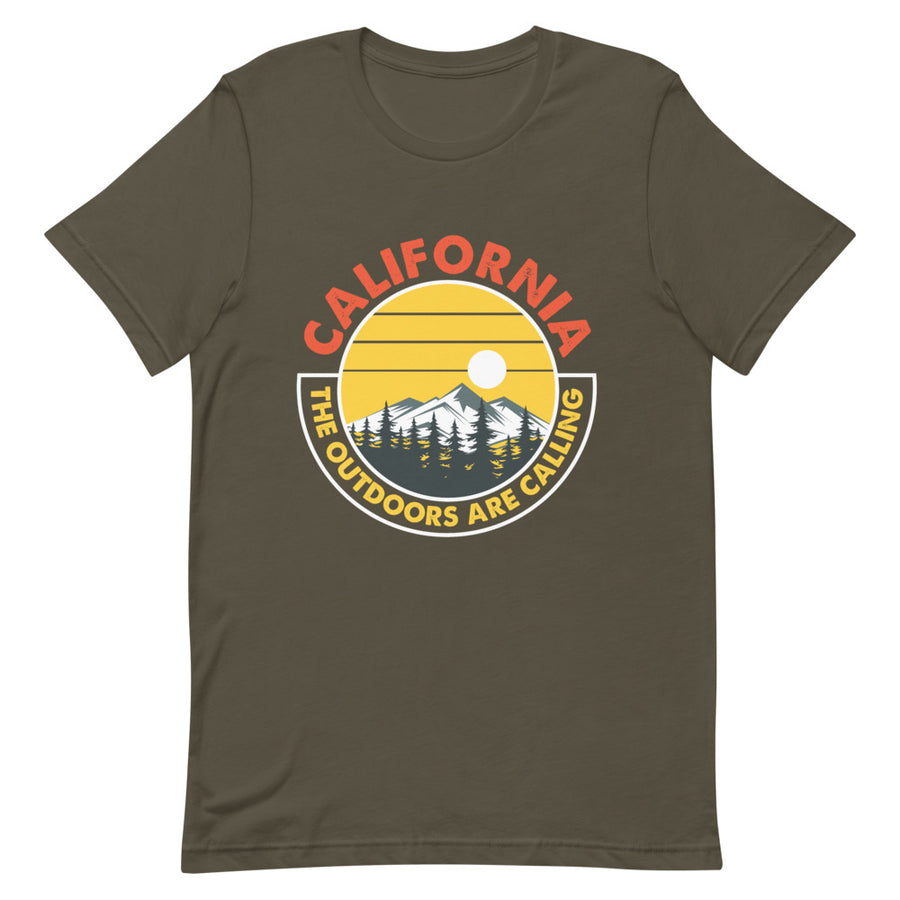 California Outdoor Mountain Sunset - Men's T-Shirt