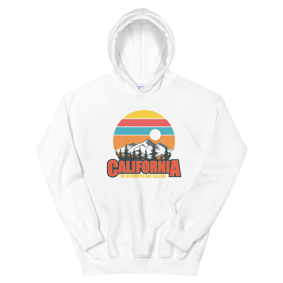 California The Outdoors Are Calling - Men's Hoodie