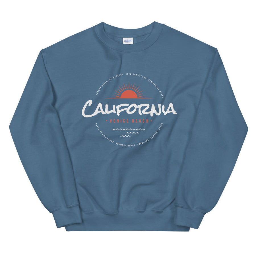 Venice Beach California - Men's Crewneck Sweatshirt