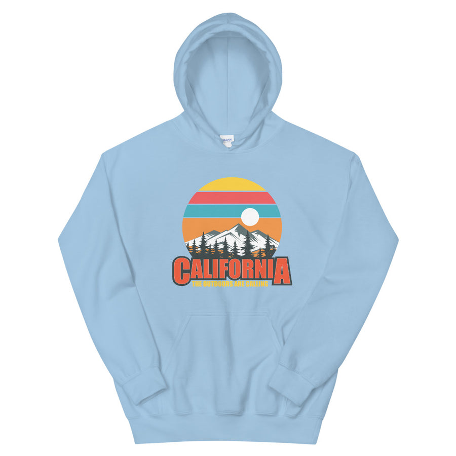 California The Outdoors Are Calling - Men's Hoodie