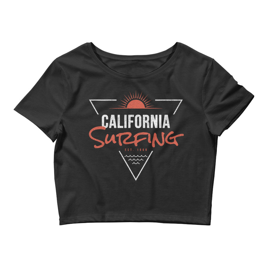 California Surfing 1968 - Women’s Crop Top