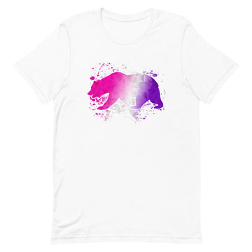 Pink & Purple CA Bear - Women’s T-Shirt