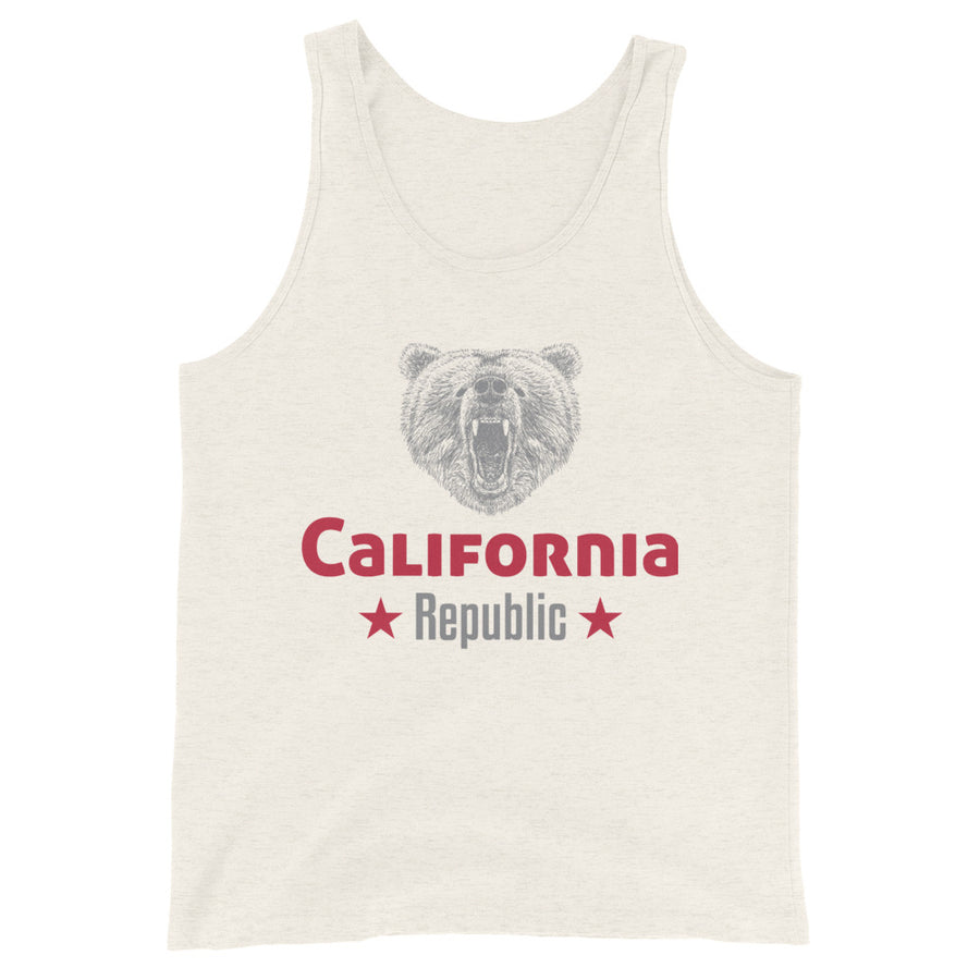 California Grizzly Bear - Men's Tank Top