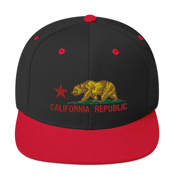 California Flag Gold - Snapback Hat
