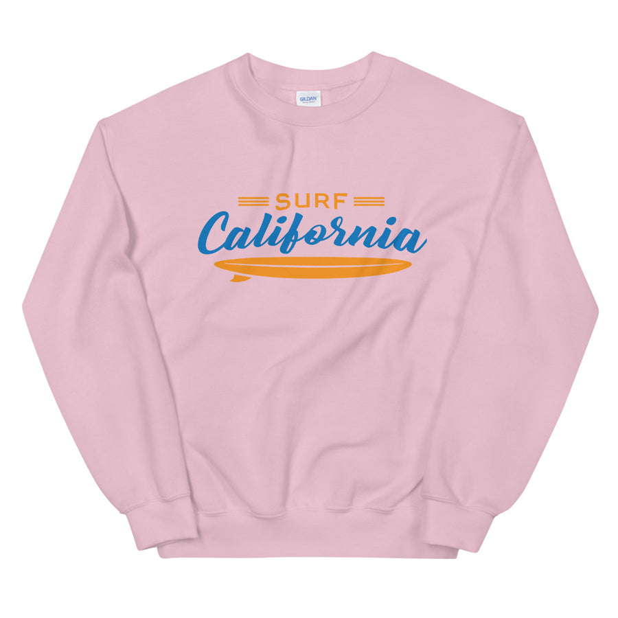 Surf California - Women's Crewneck Sweatshirt