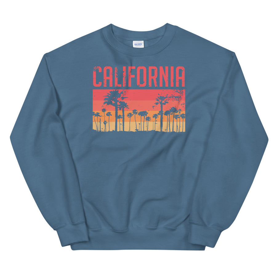 California Vintage Palms - Women's Crewneck Sweatshirt