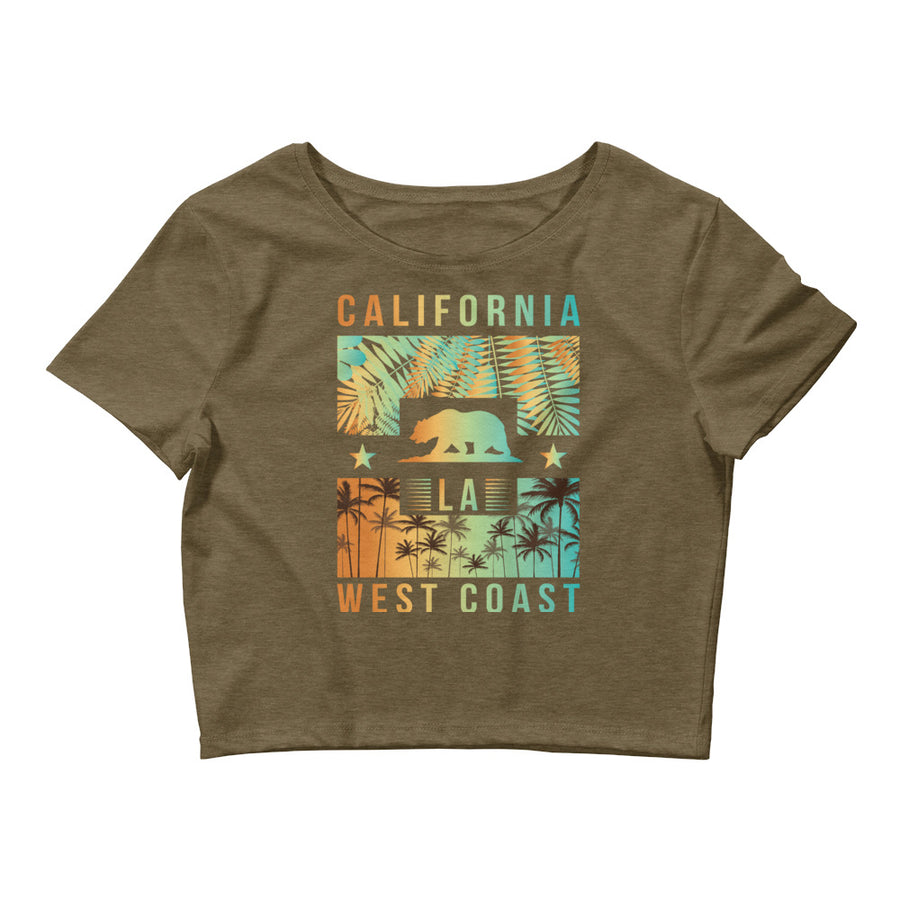 West Coast California - Women’s Crop Top
