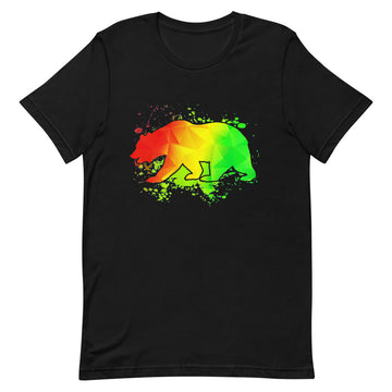 California Rasta Bear - Men's T-Shirt