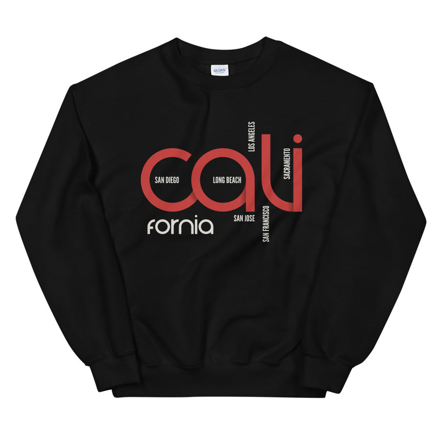 Cali Cities - Women's Crewneck Sweatshirt