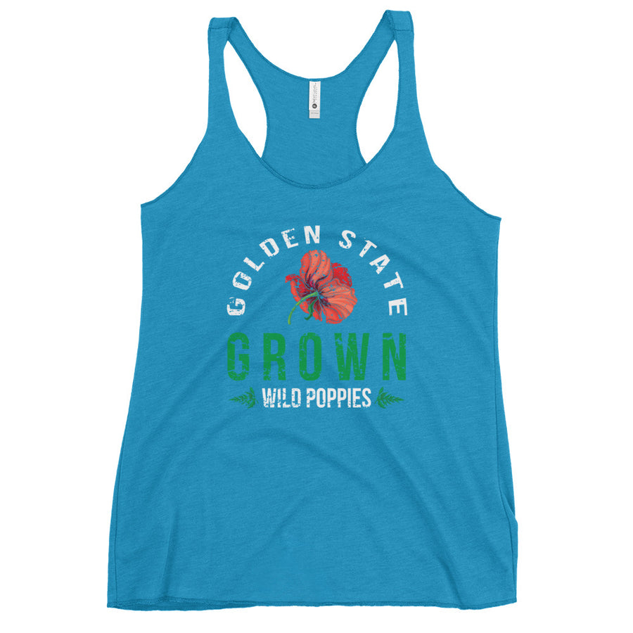 Golden State Grown Wild Poppies - Women's Tank Top