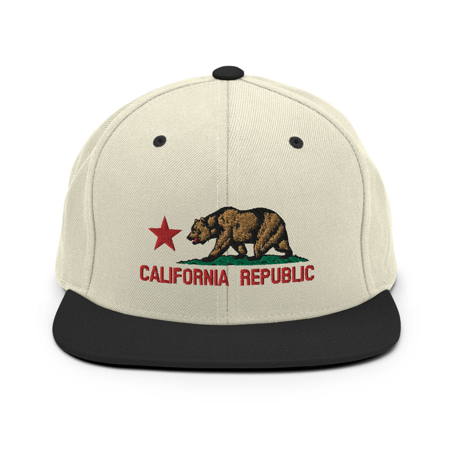California Flag Red - Snapback Hat