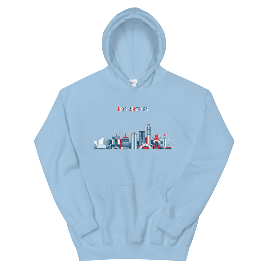 Los Angeles In Red White Blue - Women's Hoodie