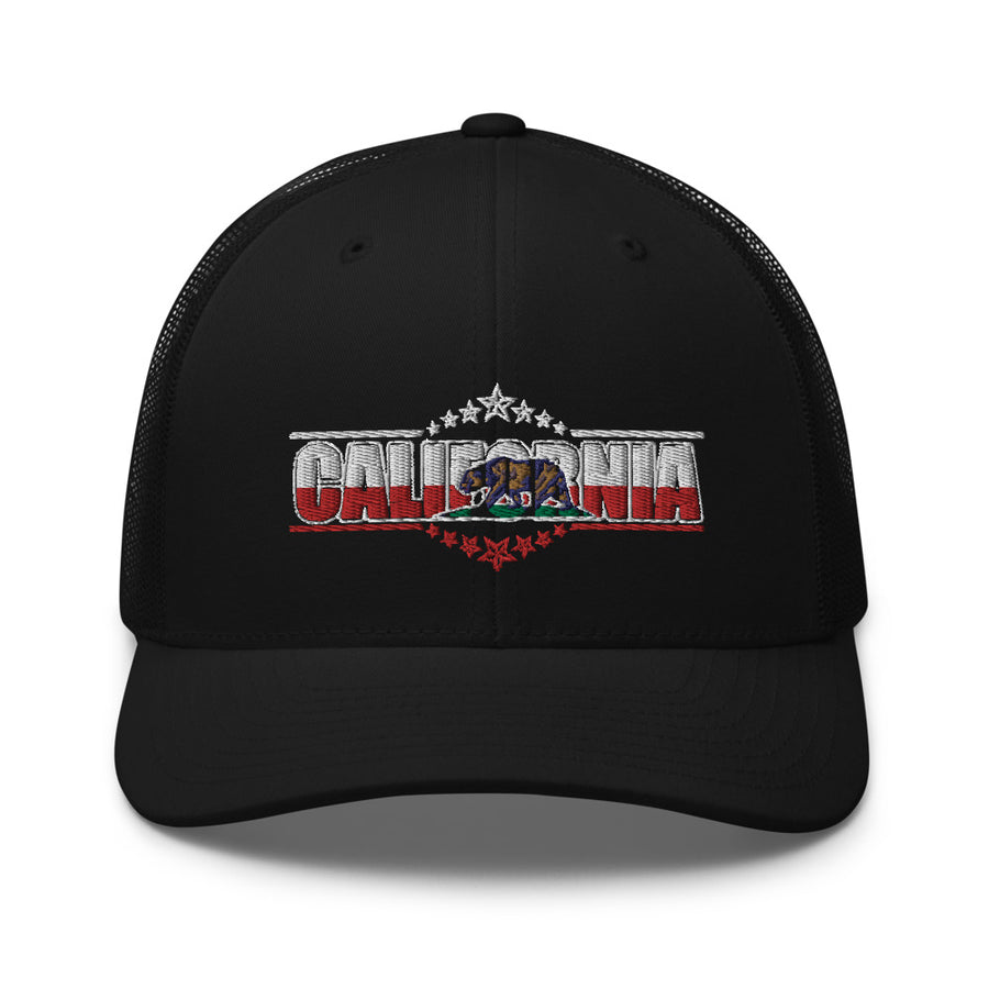 California and Bear - Retro Trucker Hat