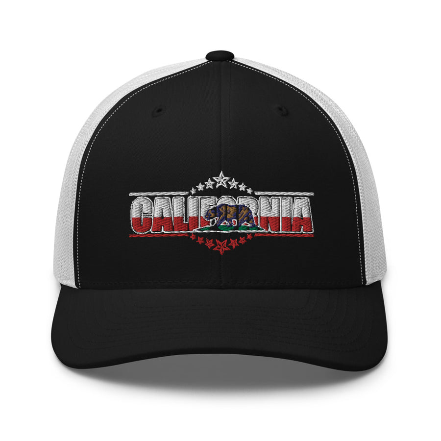 California and Bear - Retro Trucker Hat