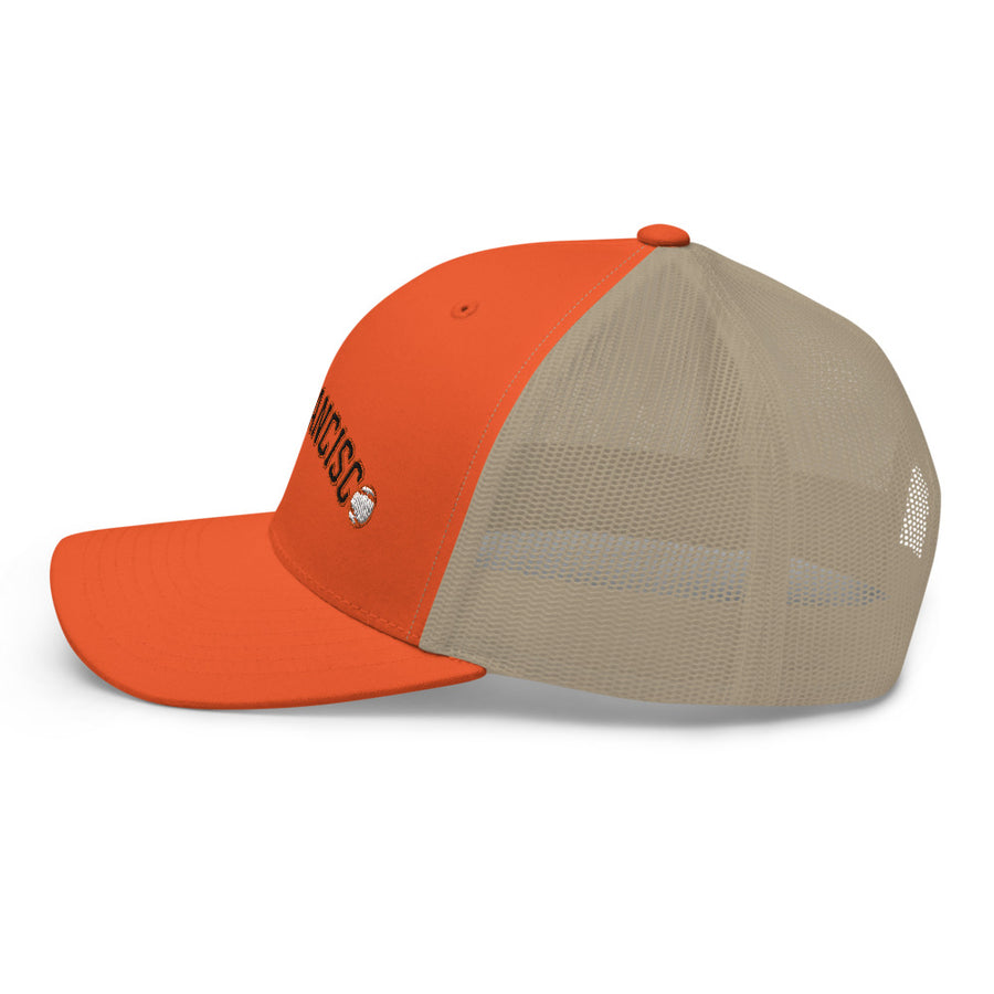 San Francisco Baseball Orange - Retro Trucker Hat