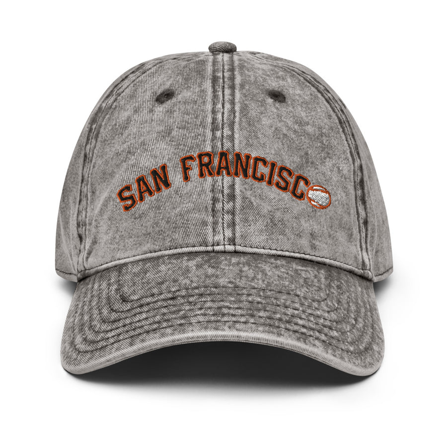 San Francisco Baseball - Vintage Cotton Twill Cap